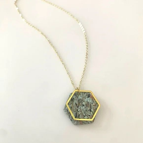 Handmade Polymer Clay Pendant Necklace - Picture 2 of 3